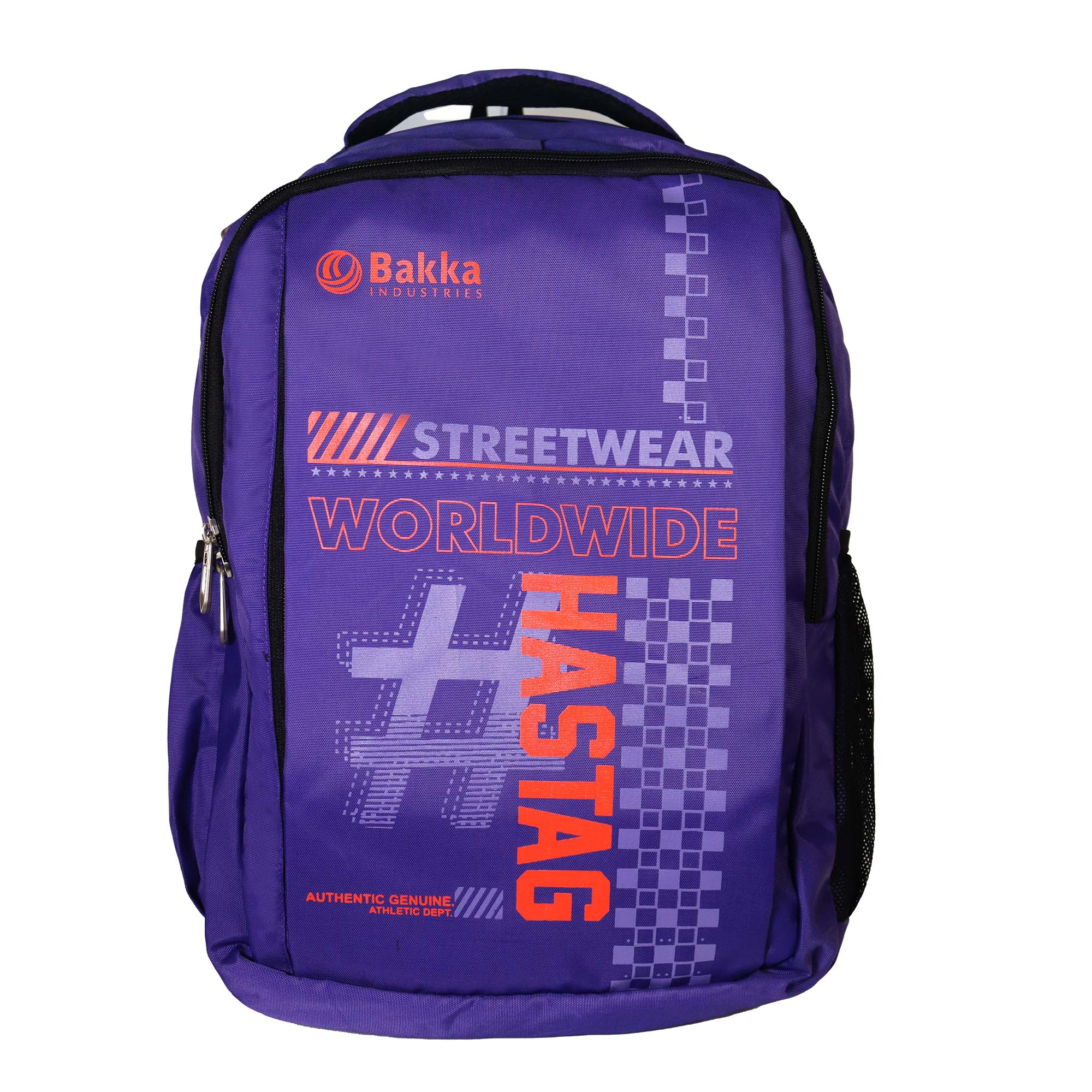 Bakka Light Weight 36L Day Travel Backpack for School, College & Office for Men and Women B-203 (Violet)