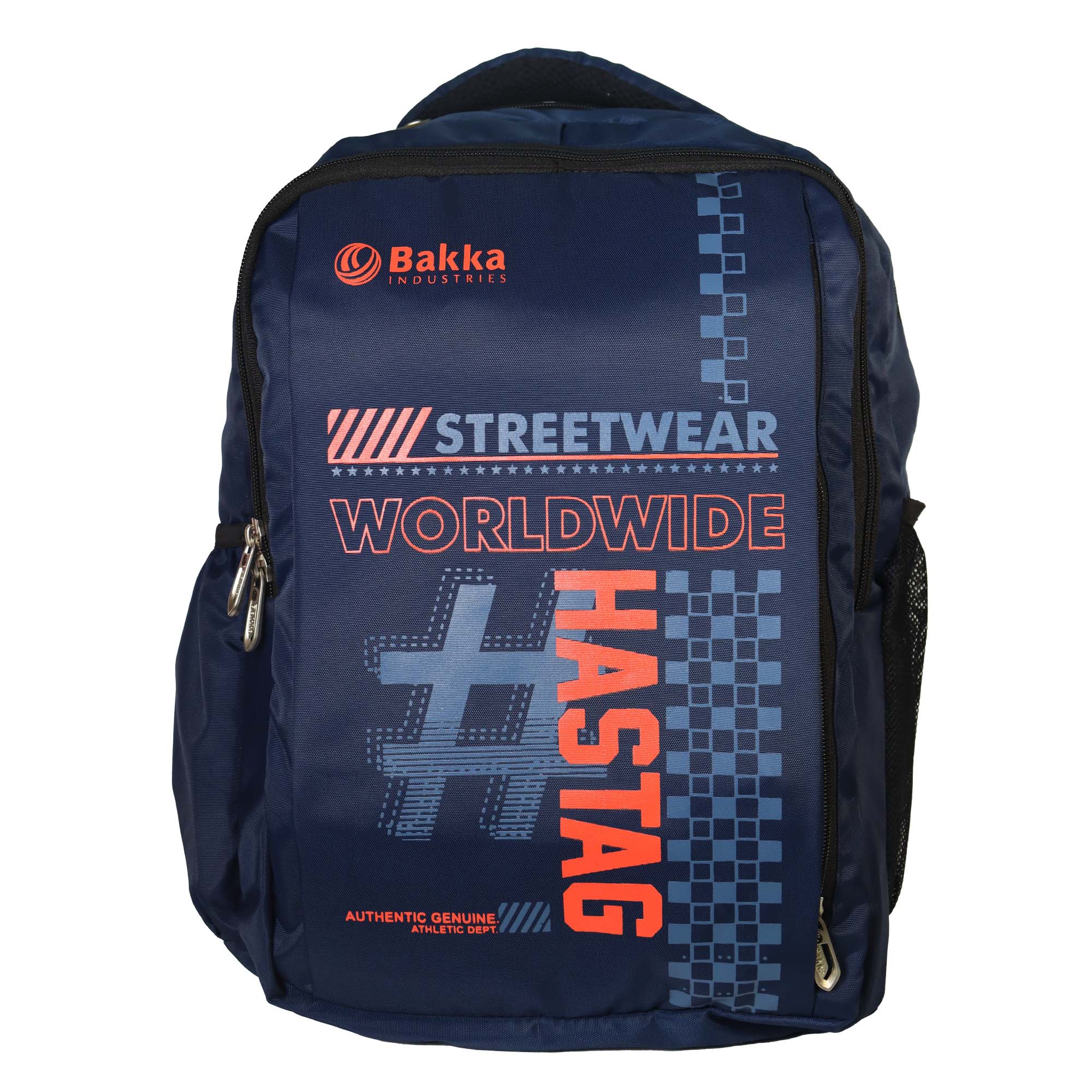 Bakka Light Weight 36L Day Travel Backpack for School, College & Office for Men and Women B-203 (Blue)