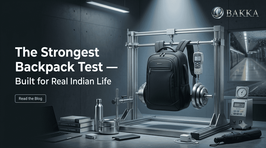 The Strongest Backpack Test: How BAKKA Bags Are Built for Real Indian Life