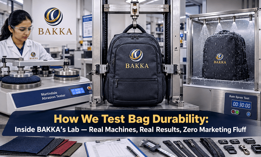 How BAKKA Tests Bag Durability: Inside Our Lab | Real Machines, Real Results