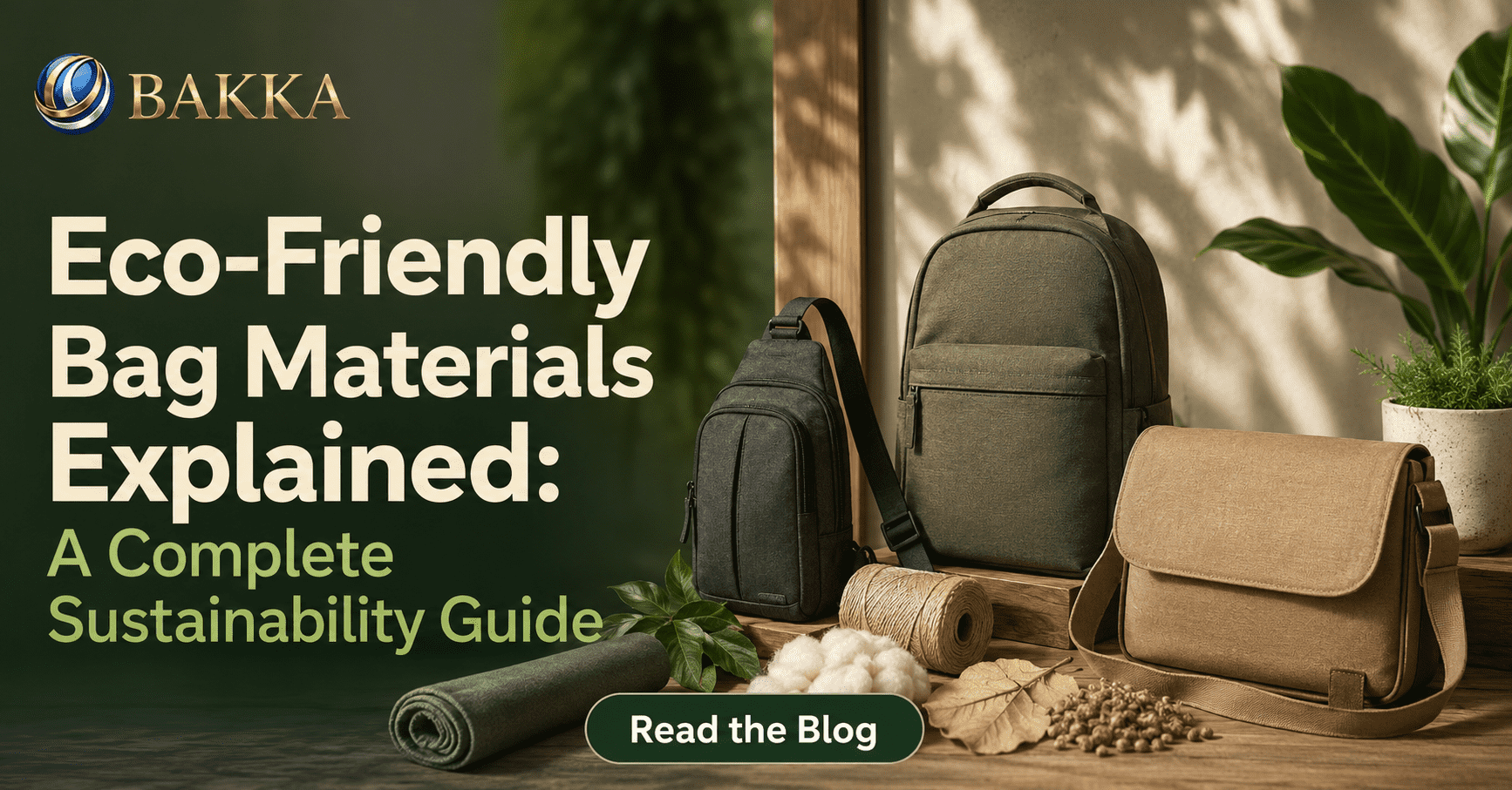 Eco-Friendly Bag Materials Explained: A Complete Sustainability Guide