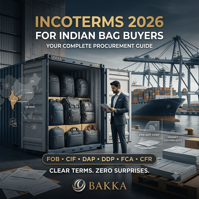 Incoterms 2026 for Indian Bag Buyers — Your Complete Procurement Guide