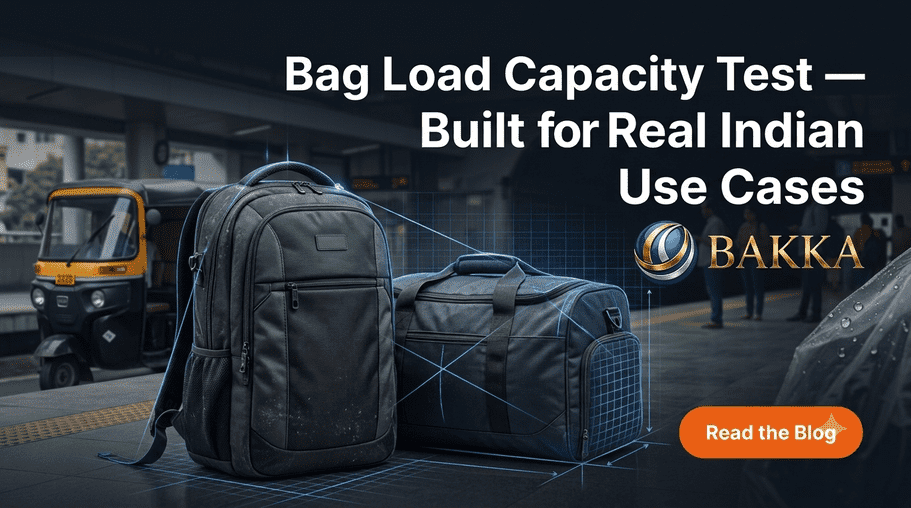 Bag Load Capacity Test: How Much Weight Can a Bag Really Carry? | BAKKA Bags' Real Indian Durability Standard
