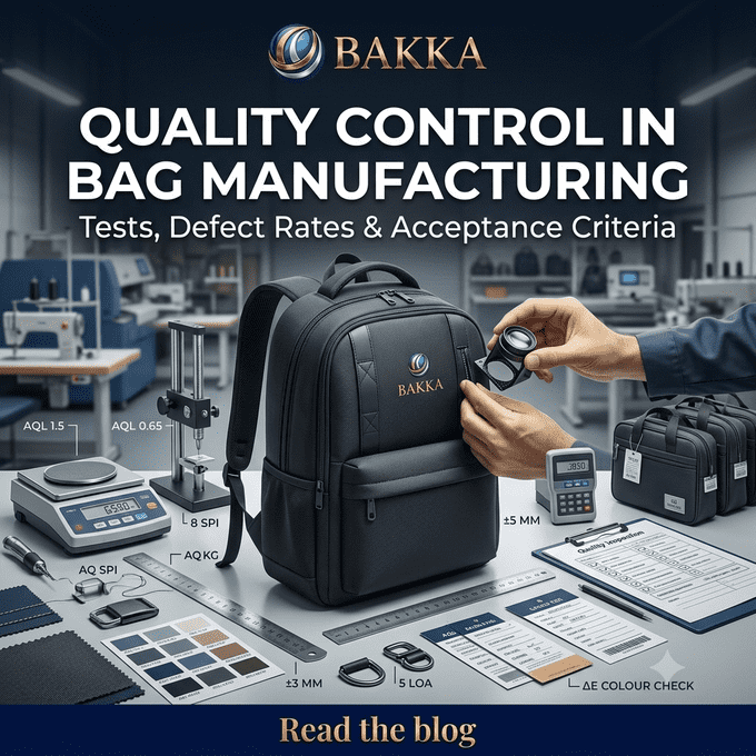 Quality Control in Bag Manufacturing: Tests, Defect Rates & Acceptance Criteria