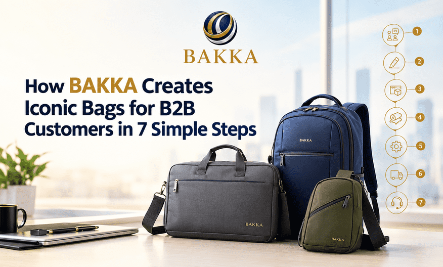 How BAKKA Creates Iconic Bags for B2B Customers in 7 Simple Steps