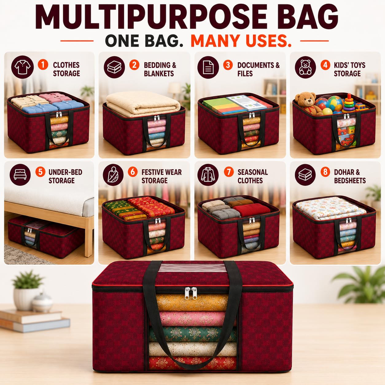 BAKKA Multipurpose Storage Bags